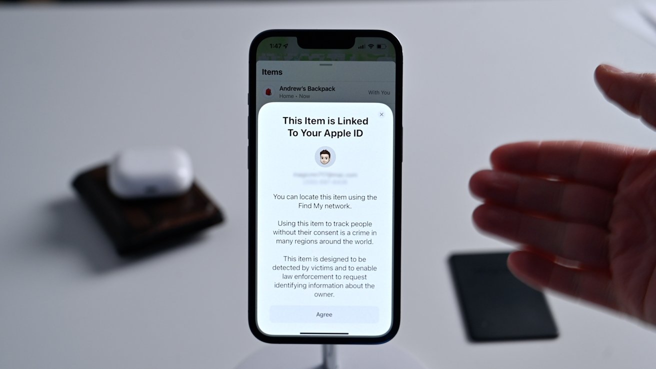 Apple's new Find My warning