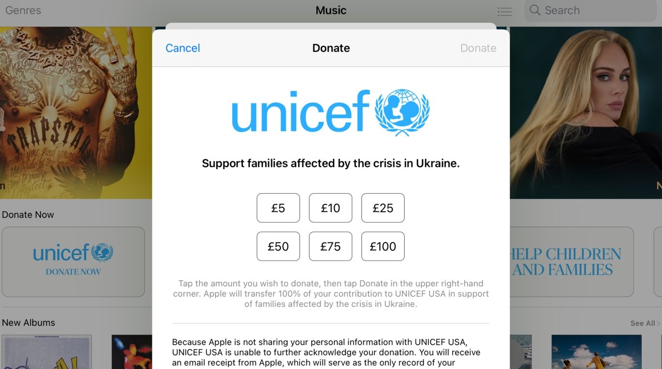 Apple збирає пожертвування для українців