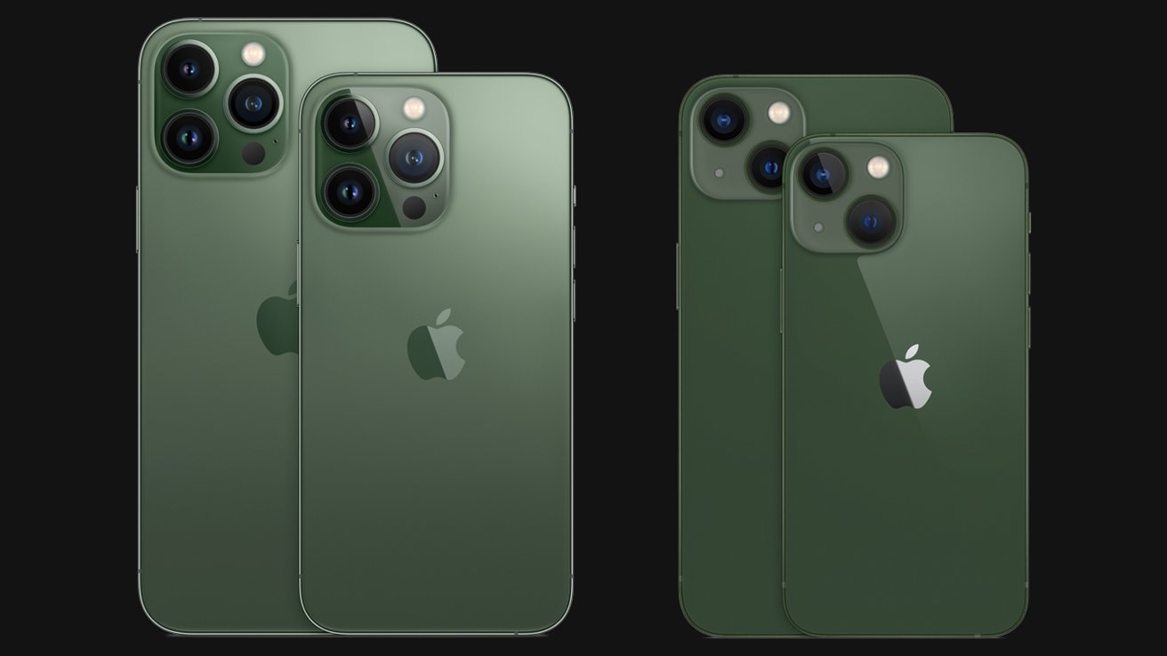The new iPhone 13 and iPhone 13 Pro lineups have been updated to include new green colorways