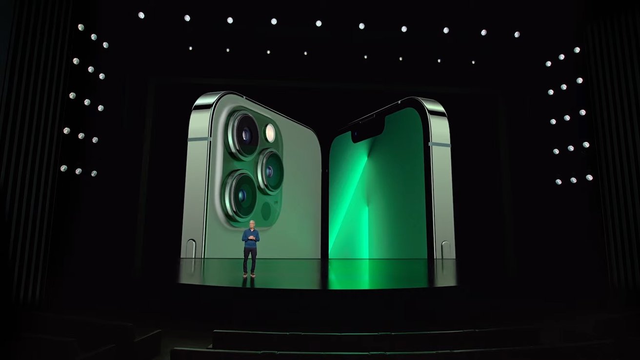 Green iPhone 13 Pro models