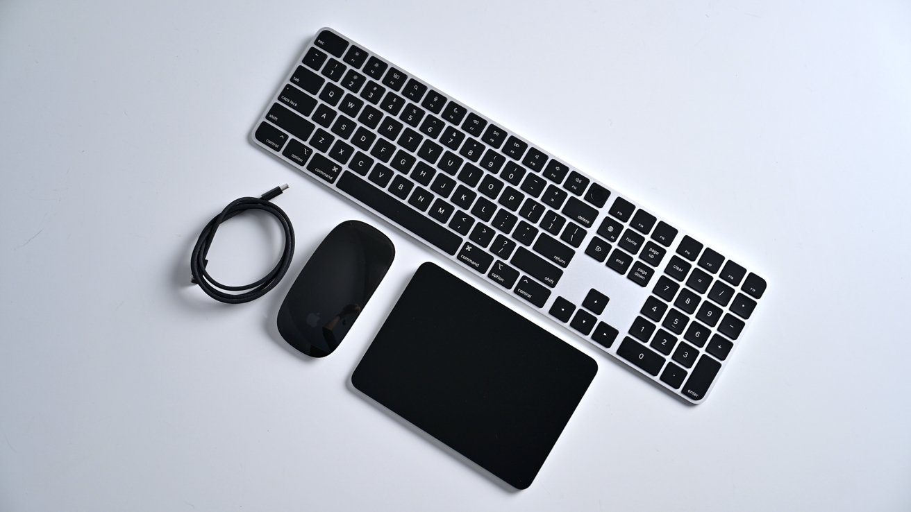 Apple's new black and silver accessories