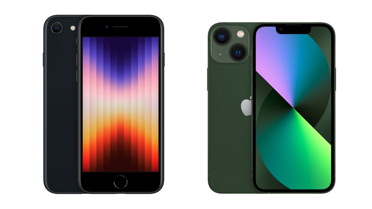 photo of Compared: new 2022 iPhone SE vs iPhone 13 mini image