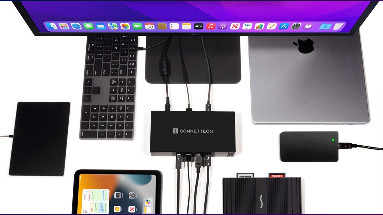 Sonnet Docking Station Features Thunderbolt 4 Ports and M.2 NVMe