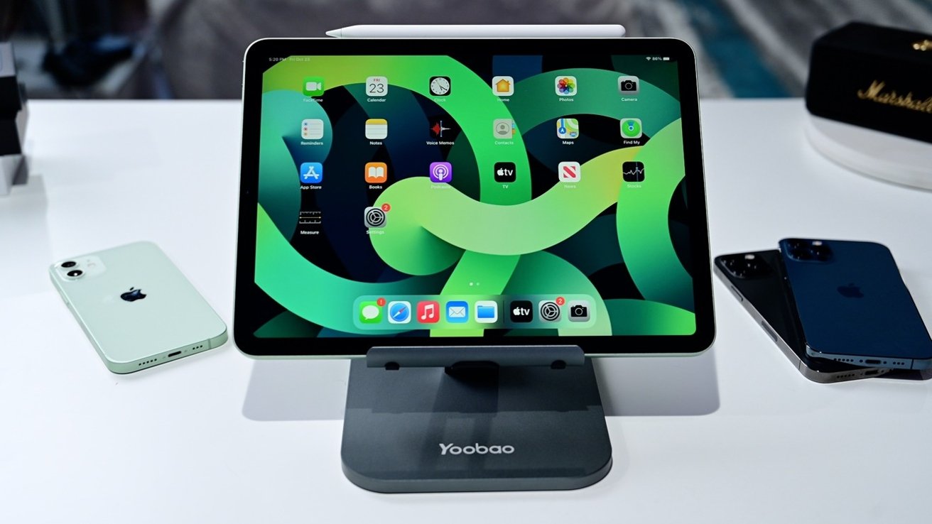 iPad Air 具有与 Pro 对应的无边框显示屏。