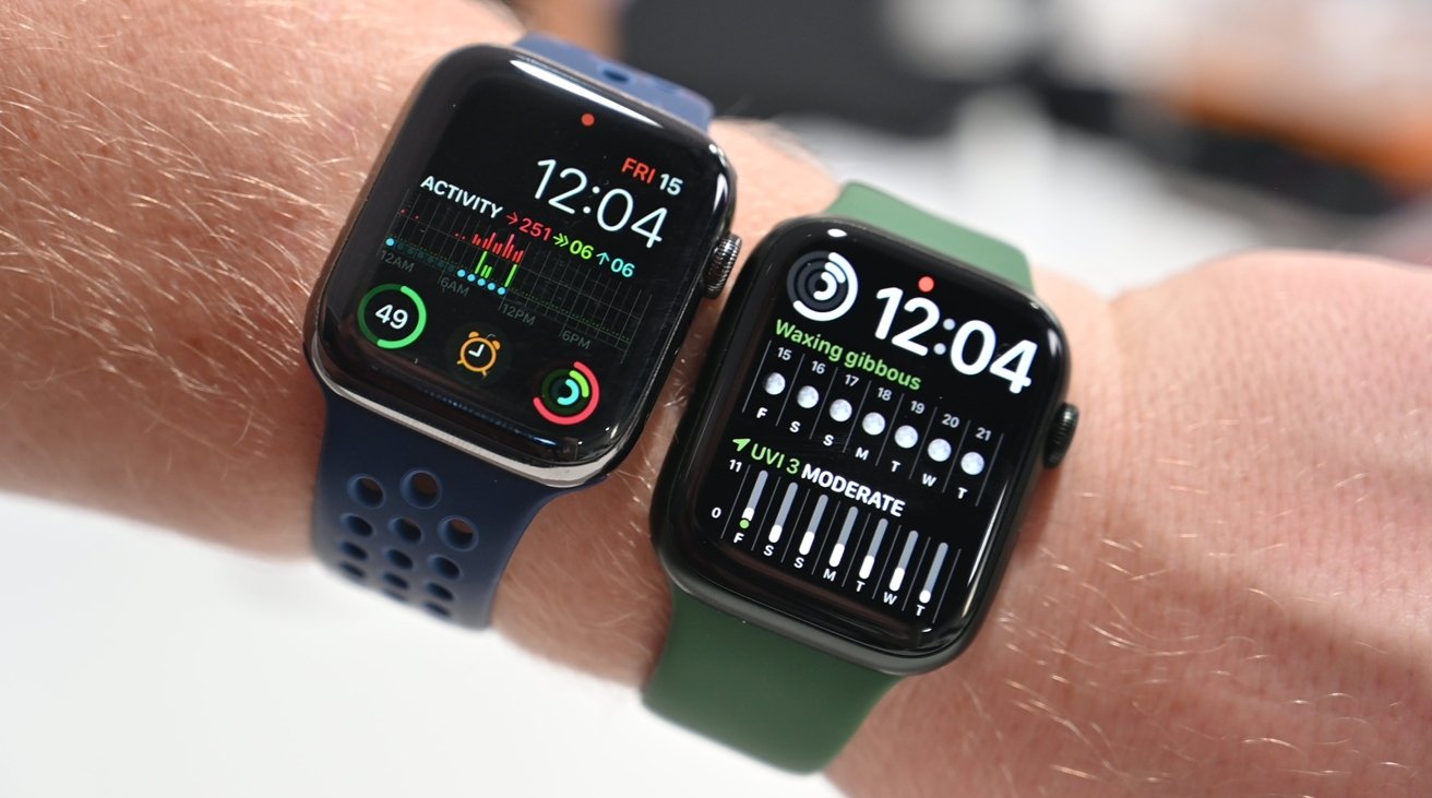 Apple Watch Series 7 and Apple Watch Series 6