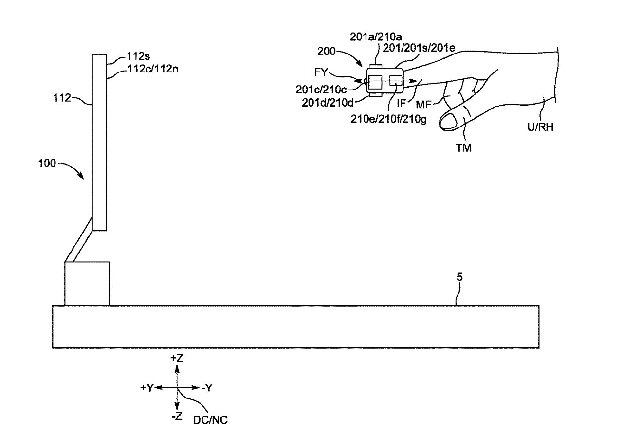 The same patent also covers what you could call fingertip devices instead of rings