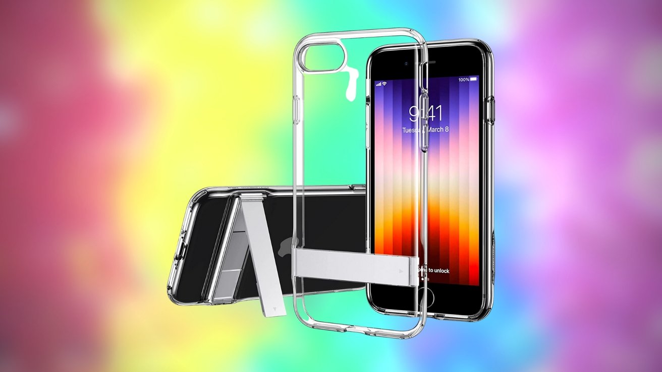 The ESR Metal Kickstand case for iPhone SE 3