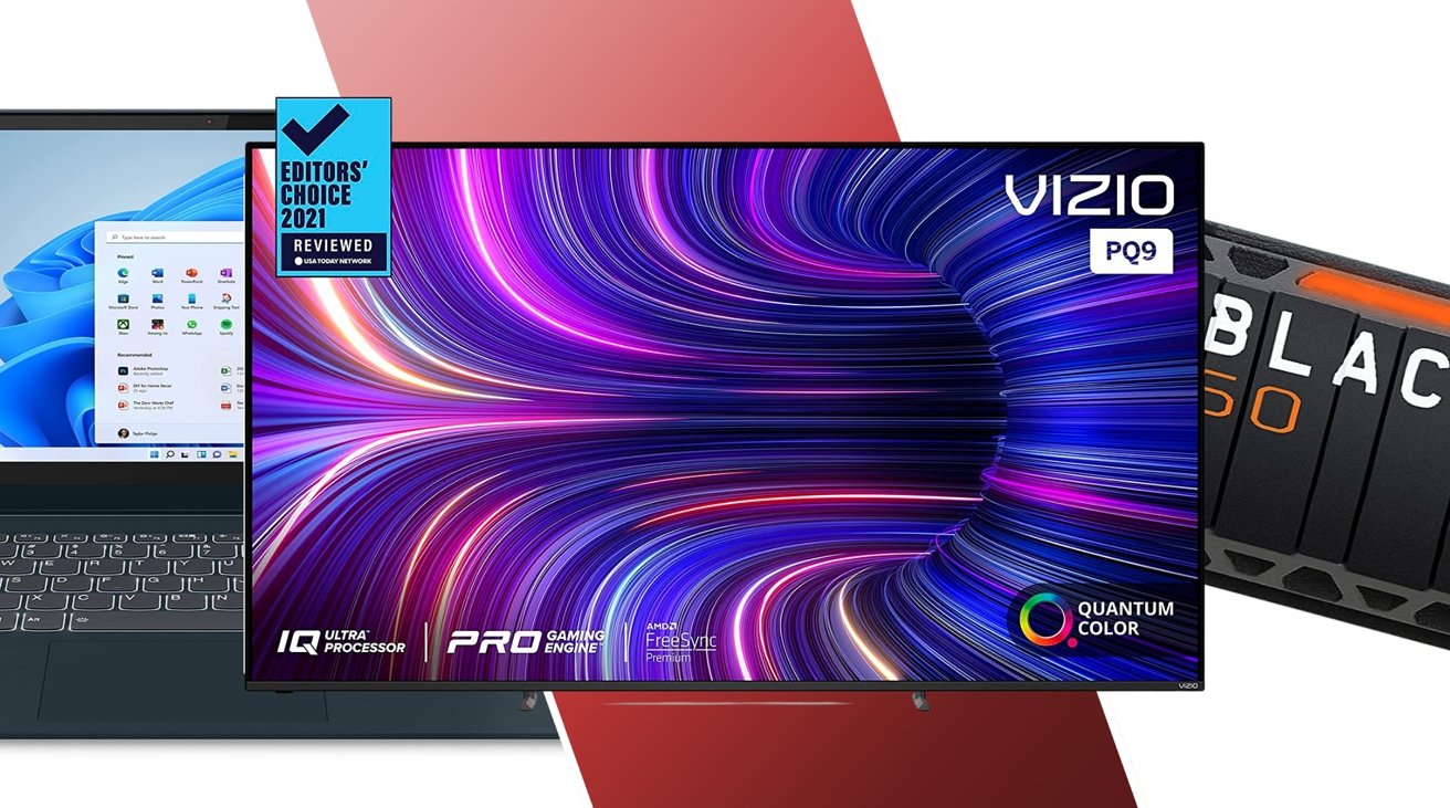 Gallantry cough Amphibious Top deals March 18: $500 off Vizio 75-inch AirPlay 2 TV, $250 off Lenovo  Flex 5 14-inch 2-in-1 Laptop, WD Black NVMe SSD $110 | AppleInsider