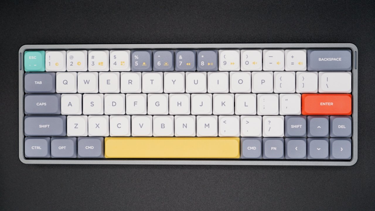 The Nuphy Air60 mechanical keyboard