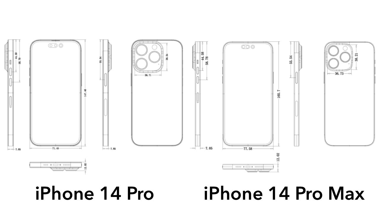 iphone 14 pro max dimensions in inches