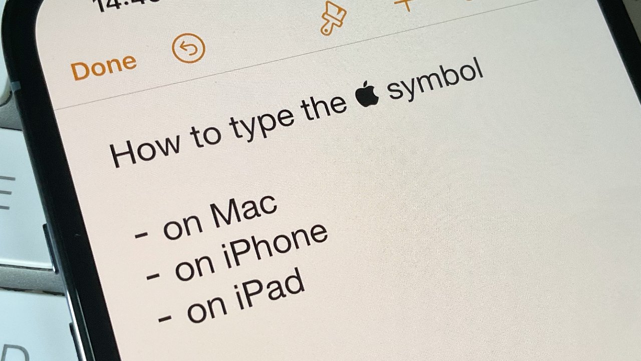 How to type the Apple logo on Mac, iPhone, and iPad | AppleInsider