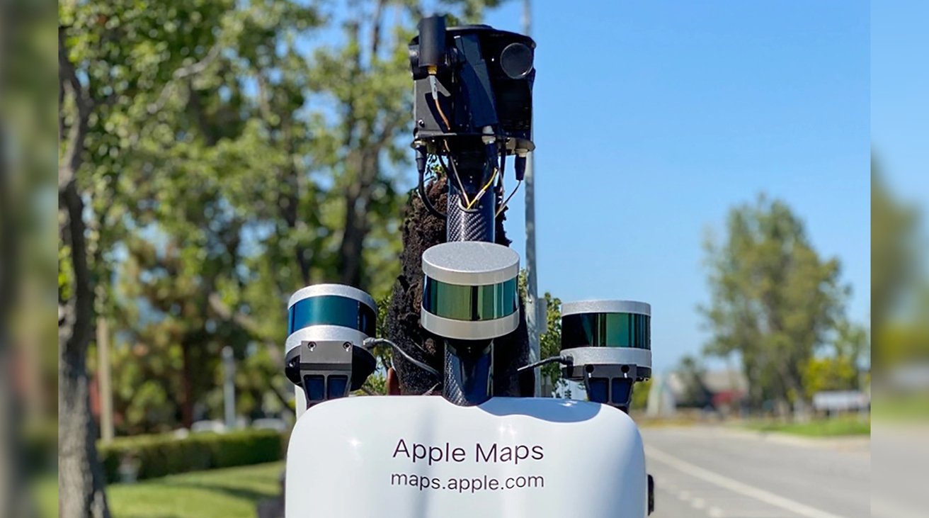 Apple Maps teams hiking around UK cities with camera-laden