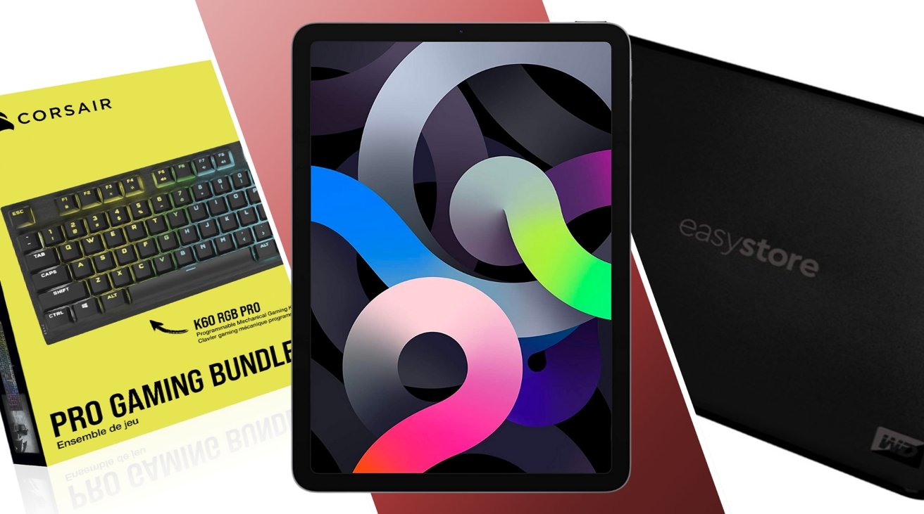 Apple 2020 iPad Air, WD Easystore External HDD, and Corsair Gaming Bundle are still on sale