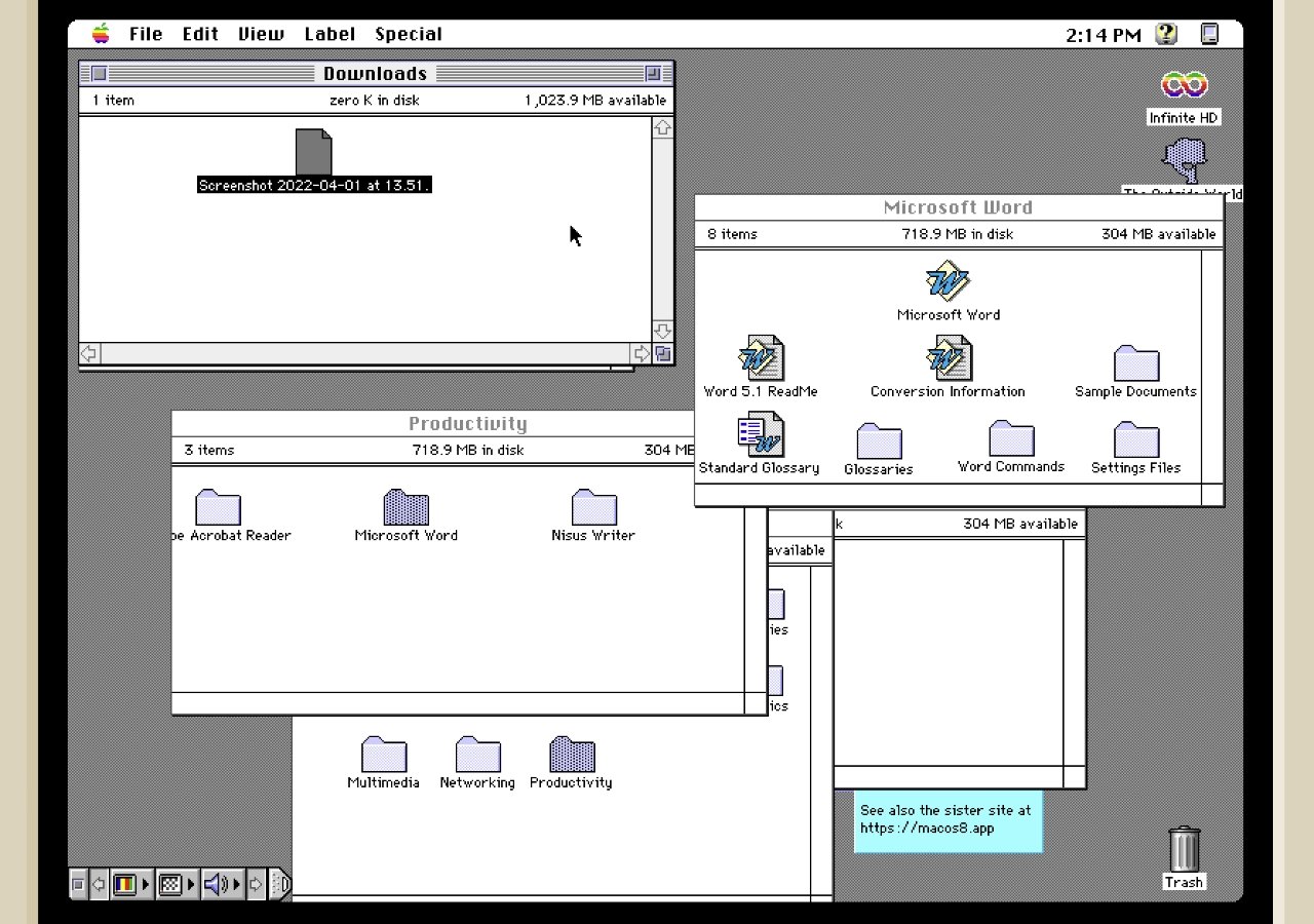 Emulator lets you run classic Macintosh OS in your browser