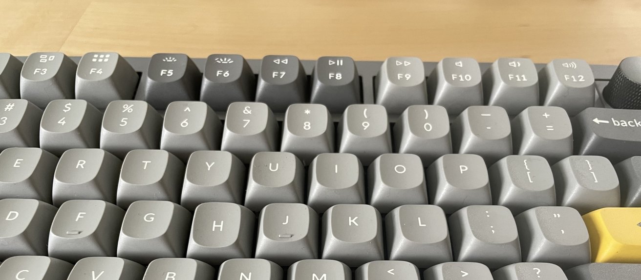The keycaps are pleasant to type on and feature a nicely readable typeface.