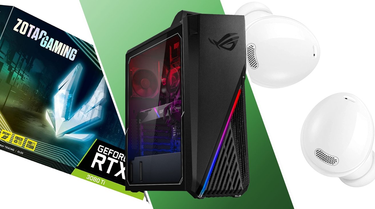 April 8's deals included the ASUS ROG Gaming Desktop, Zotac Gaming GeForce RTX 3080 Ti Graphics Card, and Samsung Galaxy Buds Pro.