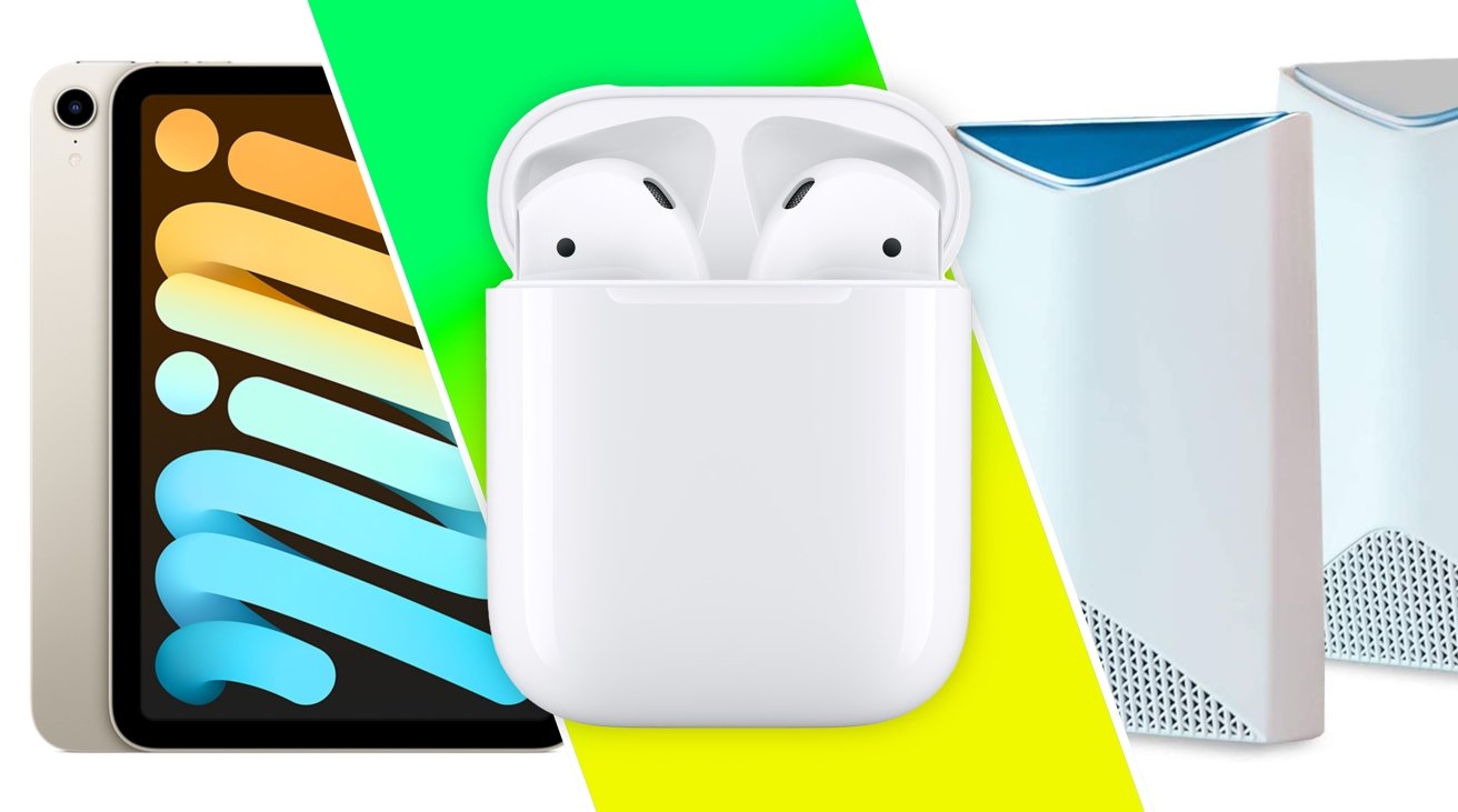 The iPad mini and the second-generation AirPods are on offer today, along with Netgear's Orbi Mesh Wi-fi. 