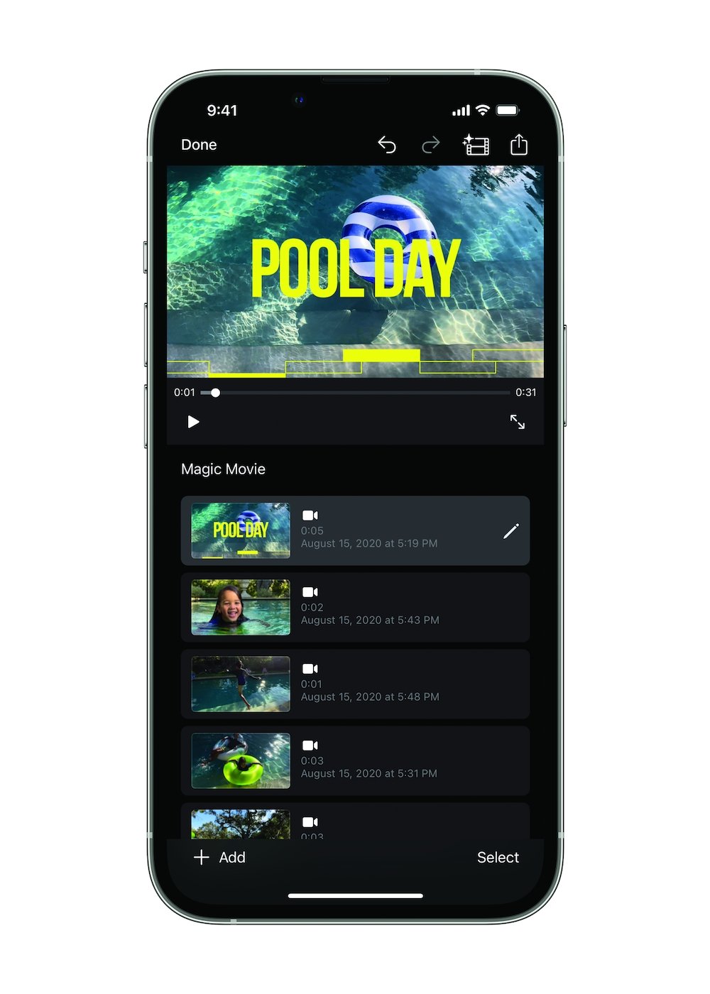 The Magic Movie feature allows users to create videos with just a tap.