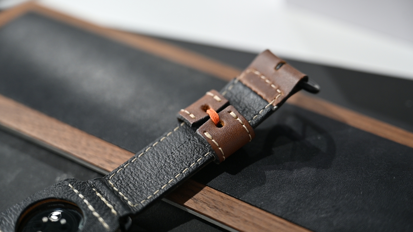 The stitches are bold on the strap, yet very durable. 
