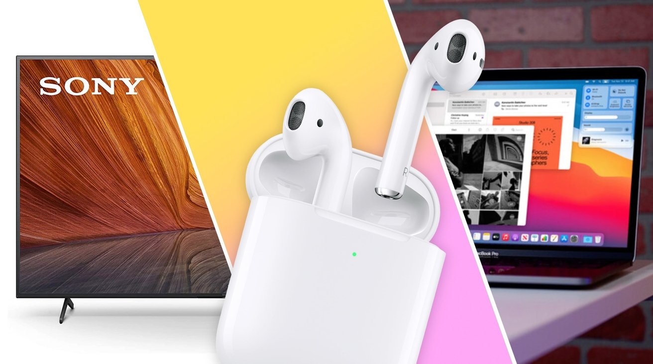 April 16's deals include third-gen AirPods, refurbished MacBook Pro models, and a Sony smart TV. 
