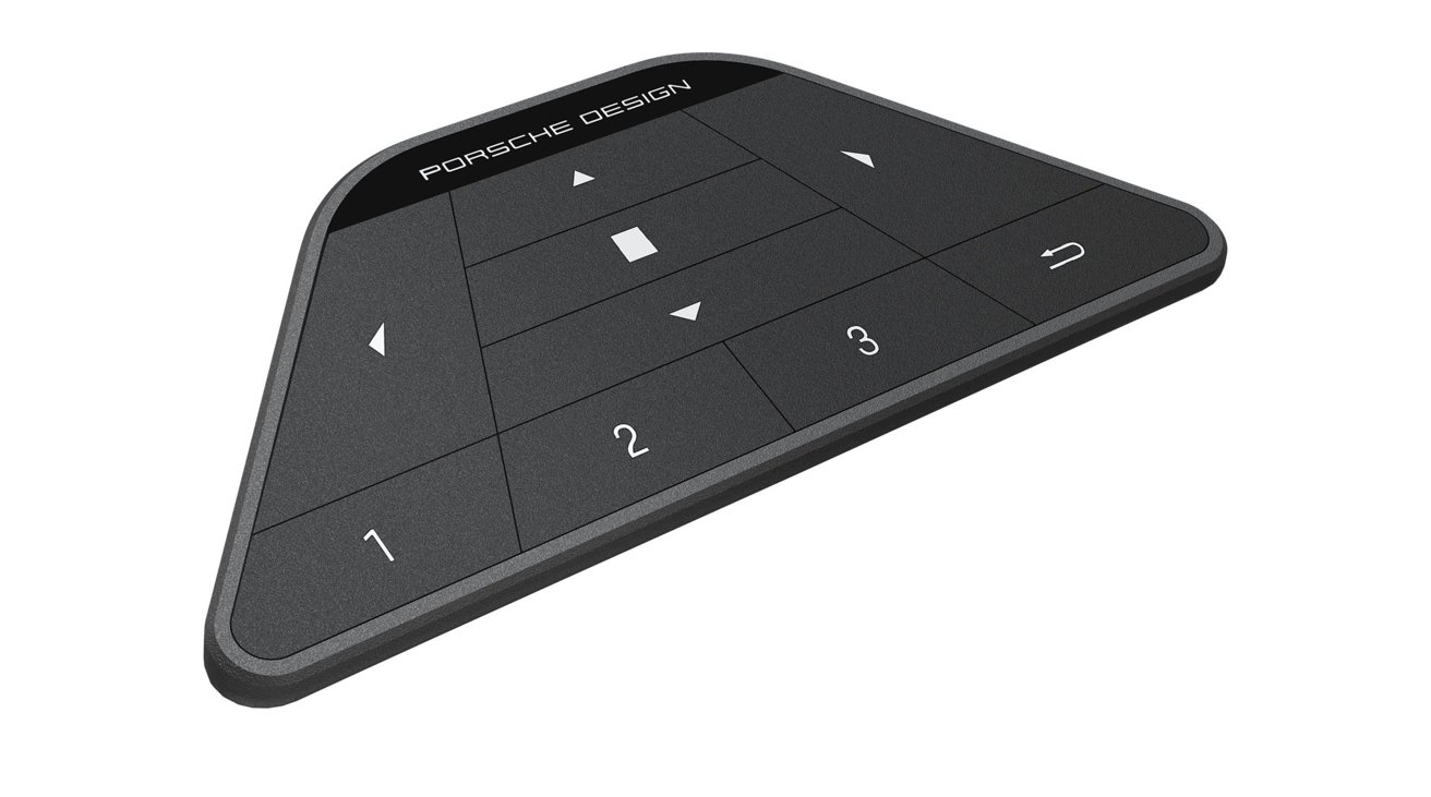 The Porsche Design Wireless Quick Switch lets you change the video source without fumbling to press buttons. 
