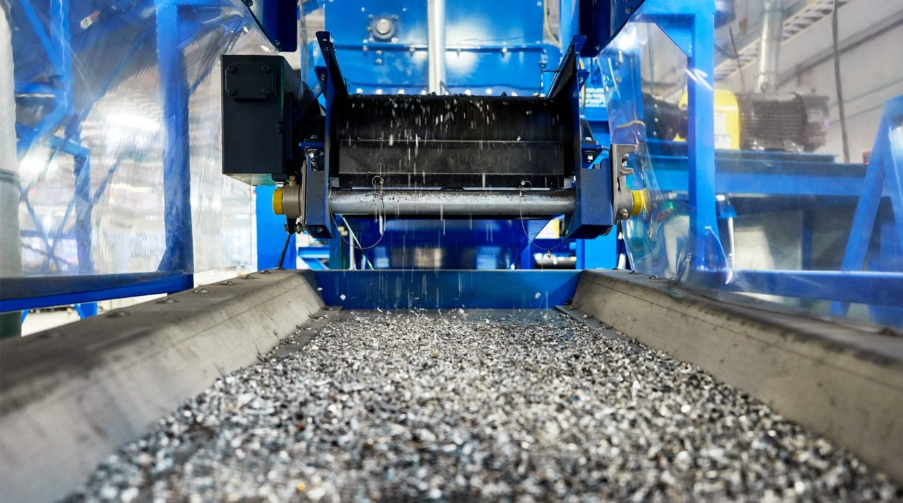 Taz, Apple's recycling machinery used to recover rare earth magnets.