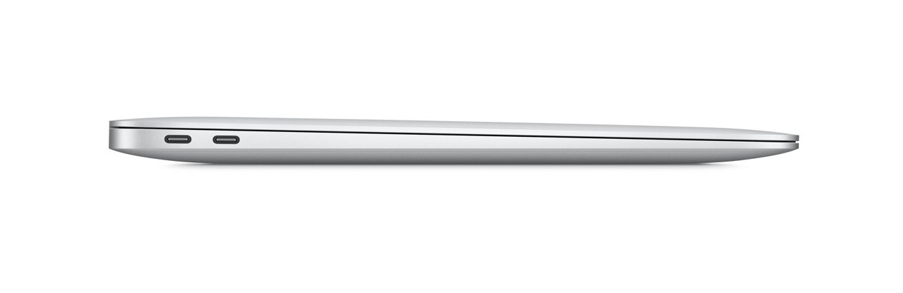 The MacBook Air is the only model with a telltale taper to its body. 