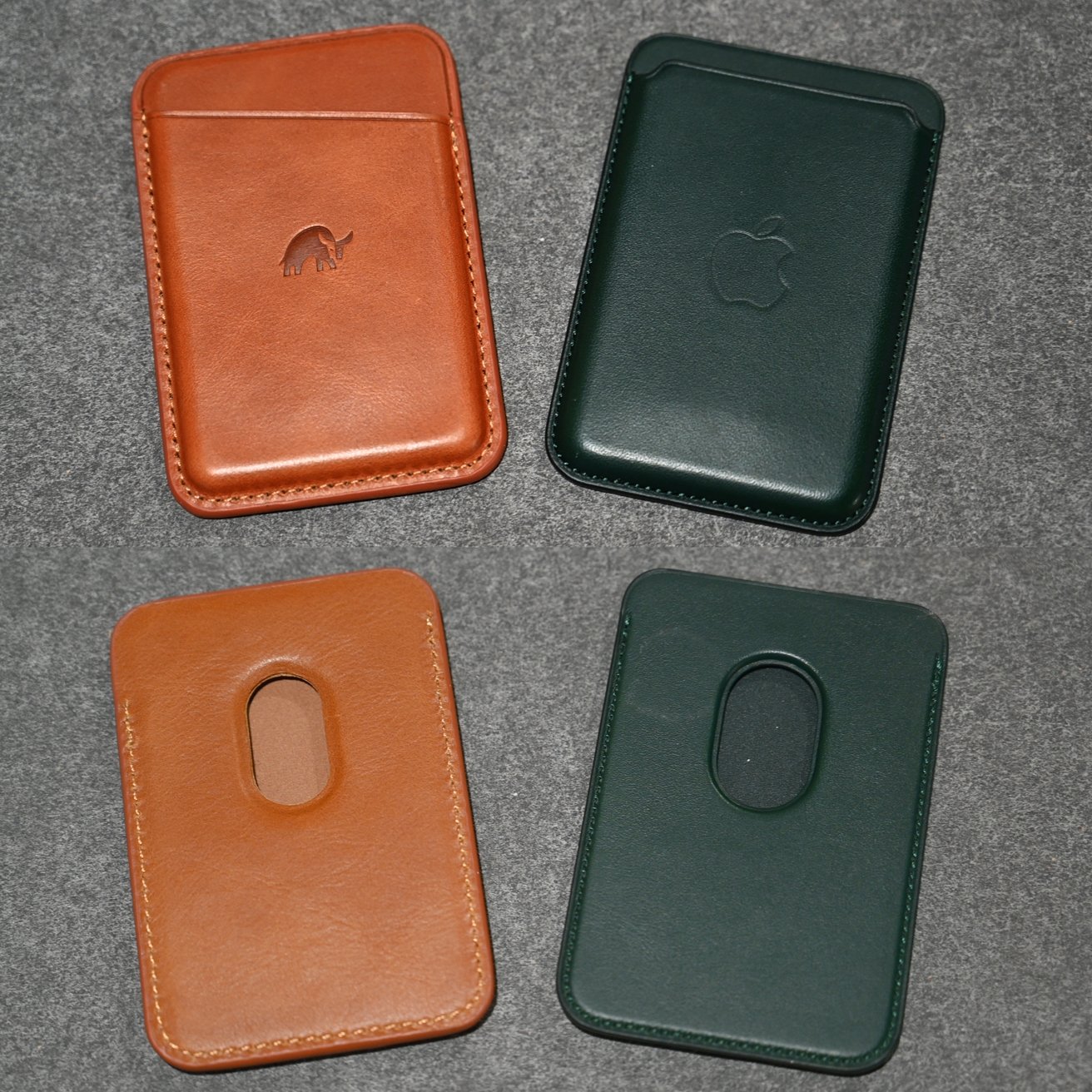 Apple's MagSafe wallet versus Bullstrap's