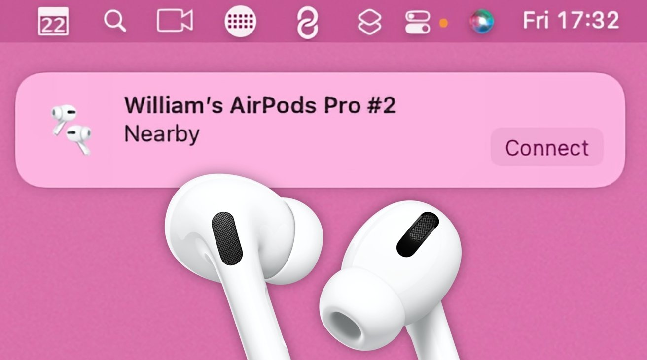 Connect airpods to phone and online macbook