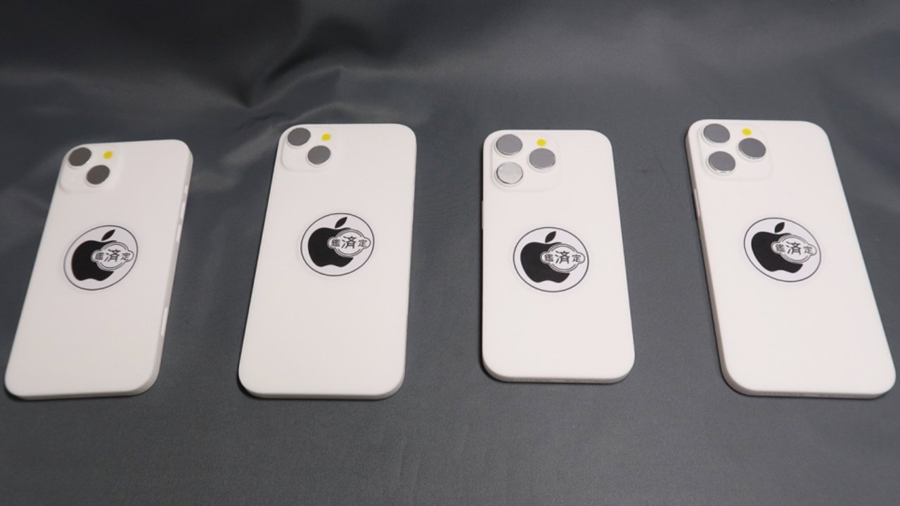 3D printed iPhone 14 mockups. Image source: Mac Otakara
