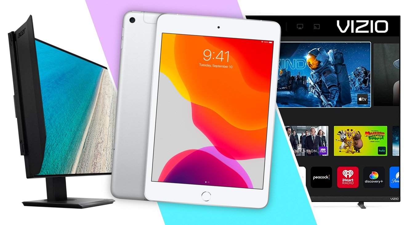 Deals for April 30 include refurbished iPads, a 58-inch Vizio Smart TV for $479, and a color-accurate Acer monitor for $399. 