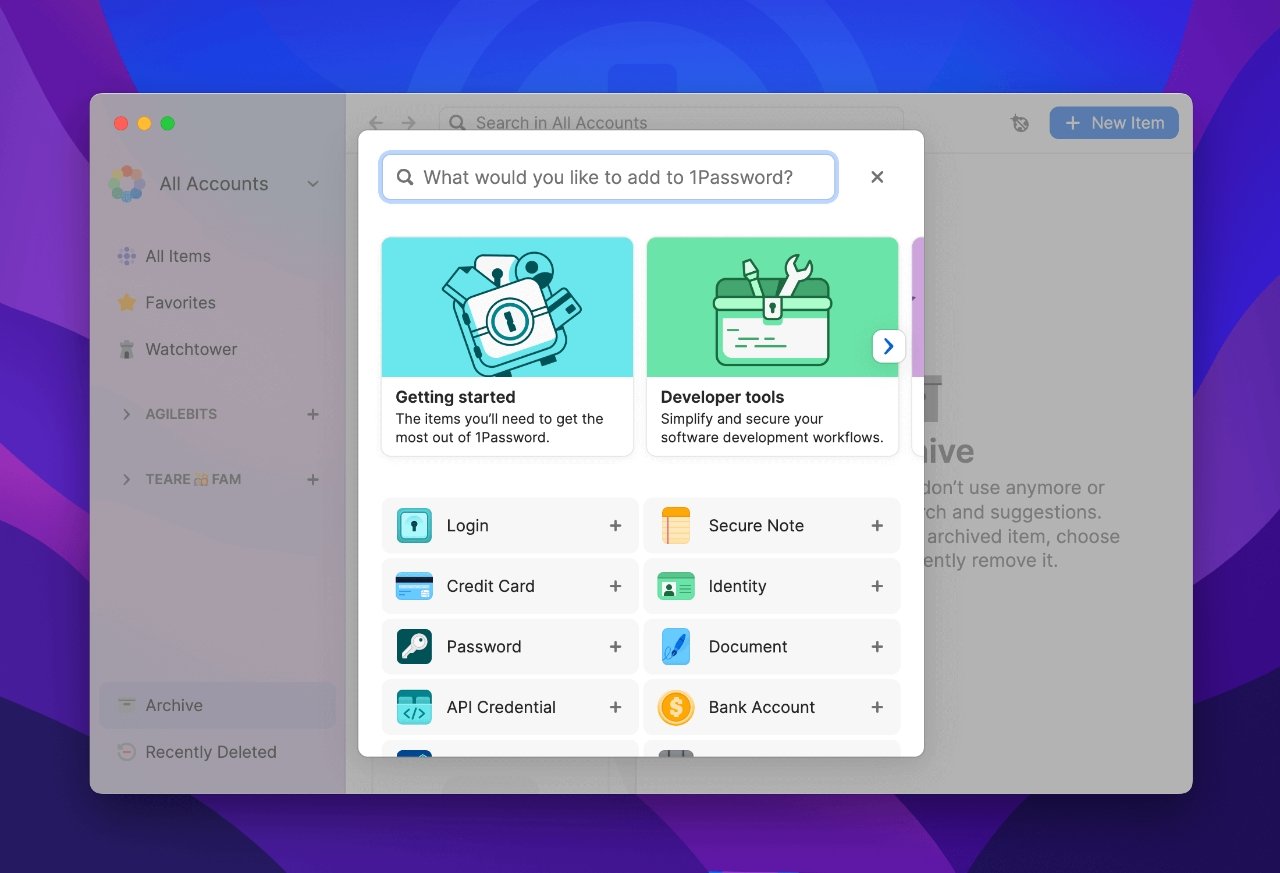 The new 1Password 8 for Mac includes more guided help