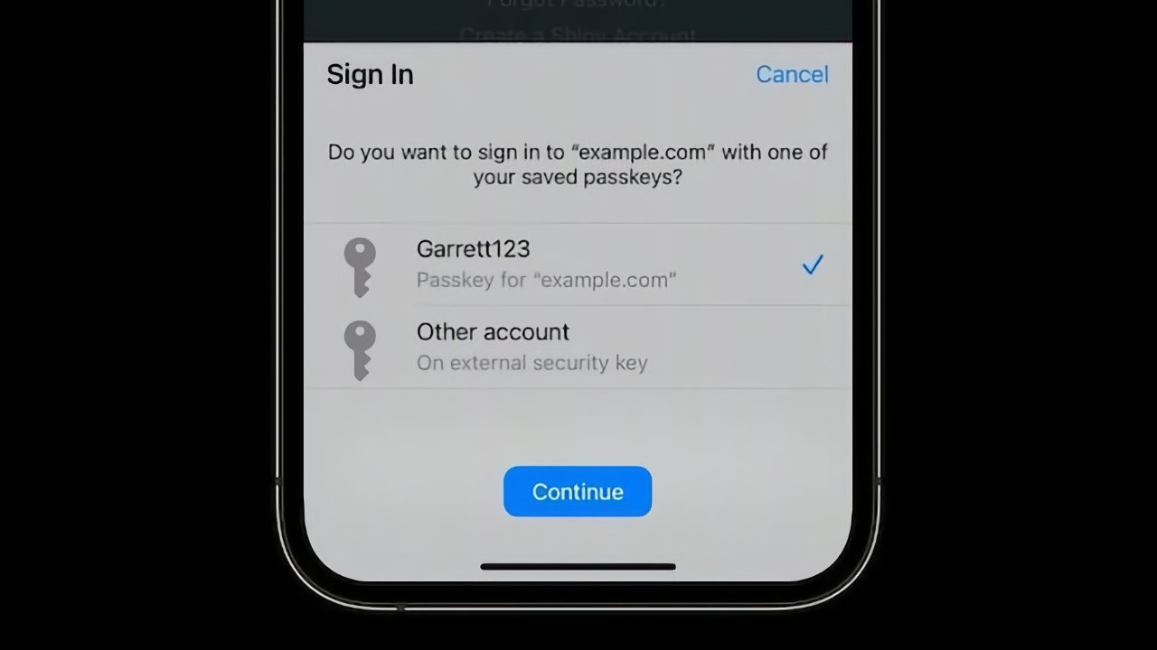 Revealed at WWDC 2021, Apple's Passkey plans appear to fit with the aims of the FIDO alliance's new announcement