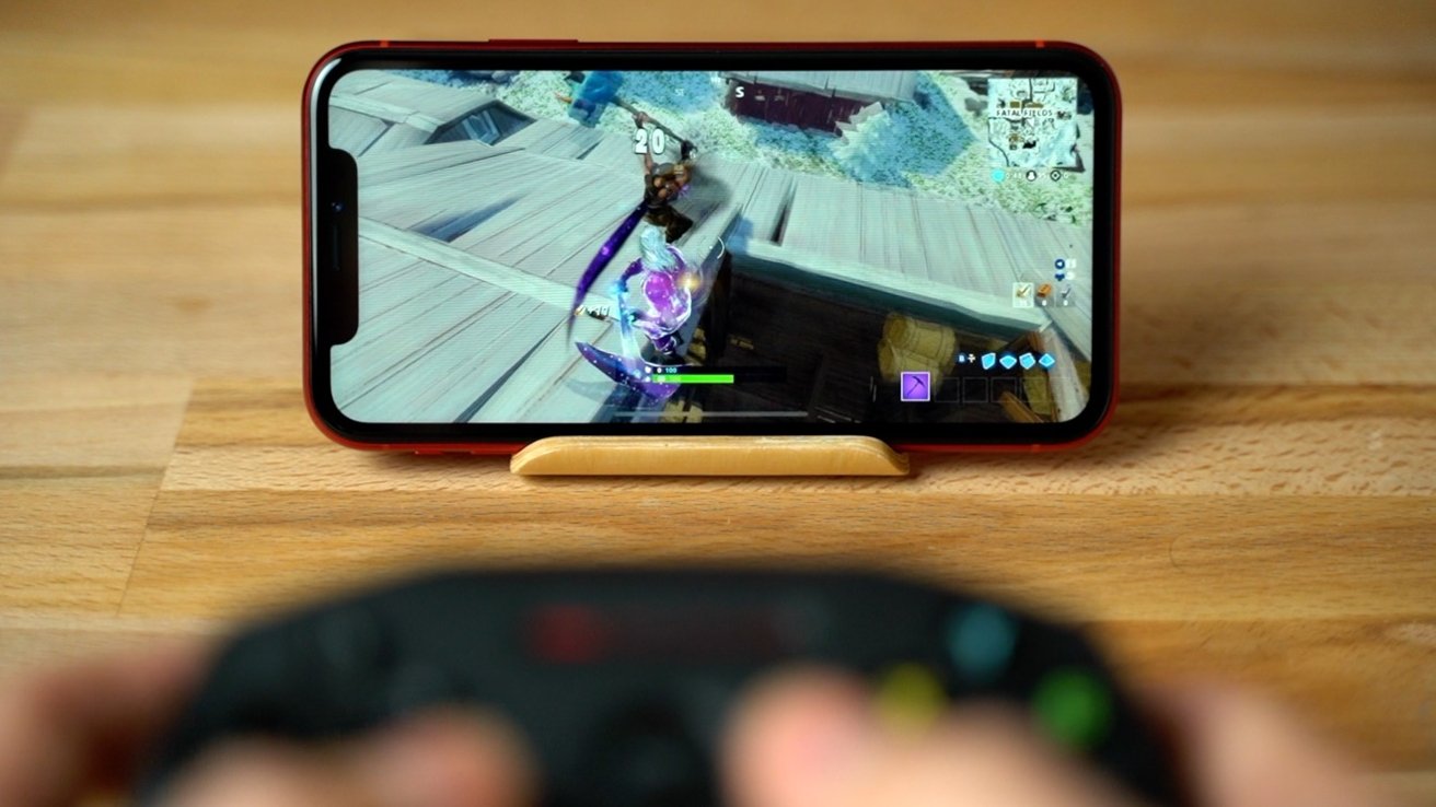 Gaming on an iPhone