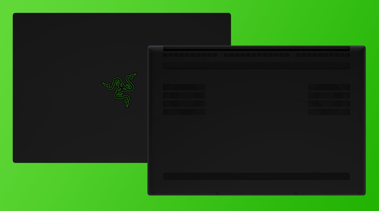 The top and base of the Razer Blade 14.