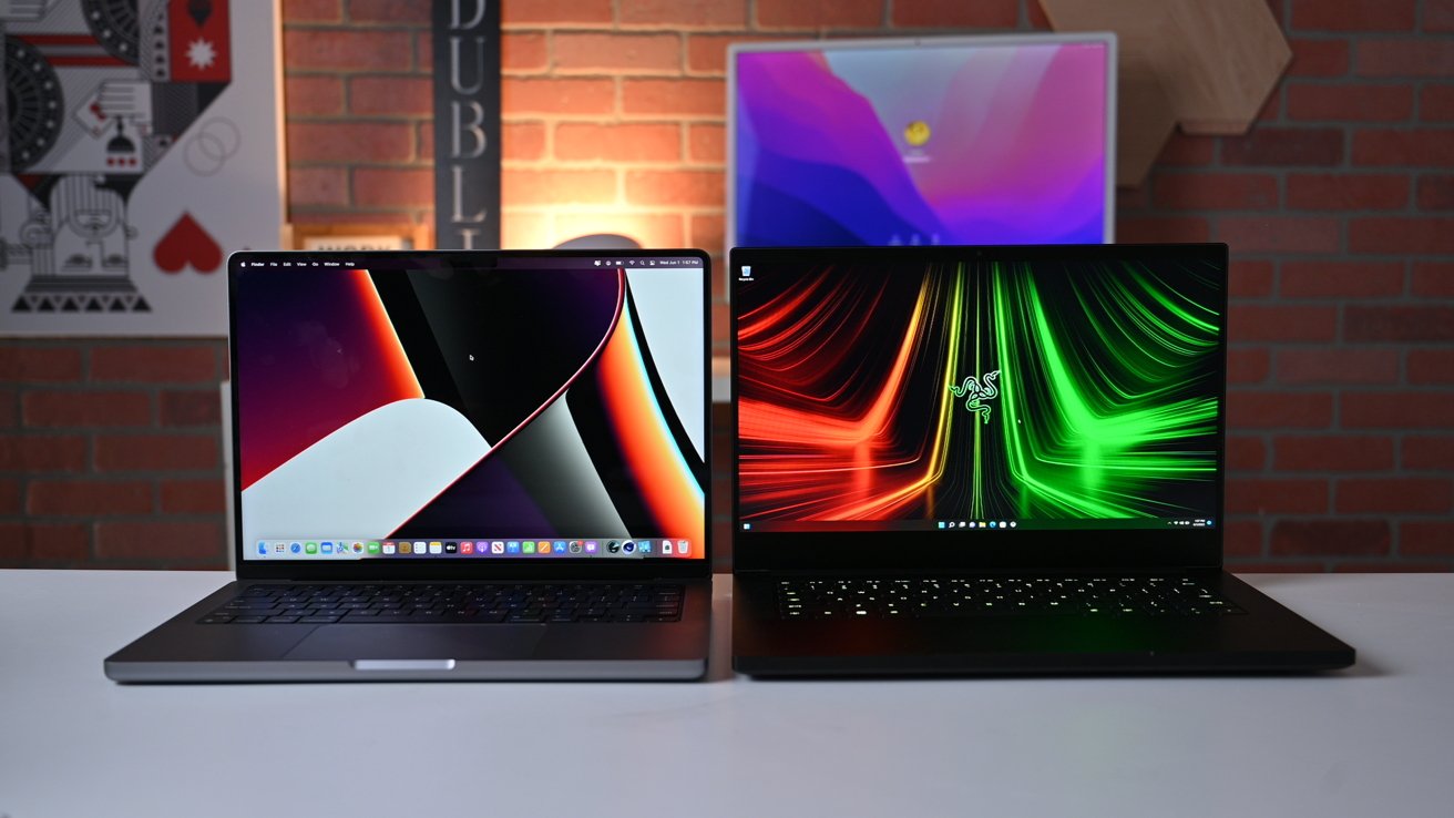 Compared 14inch MacBook Pro vs 2022 Razer Blade 14 AppleInsider