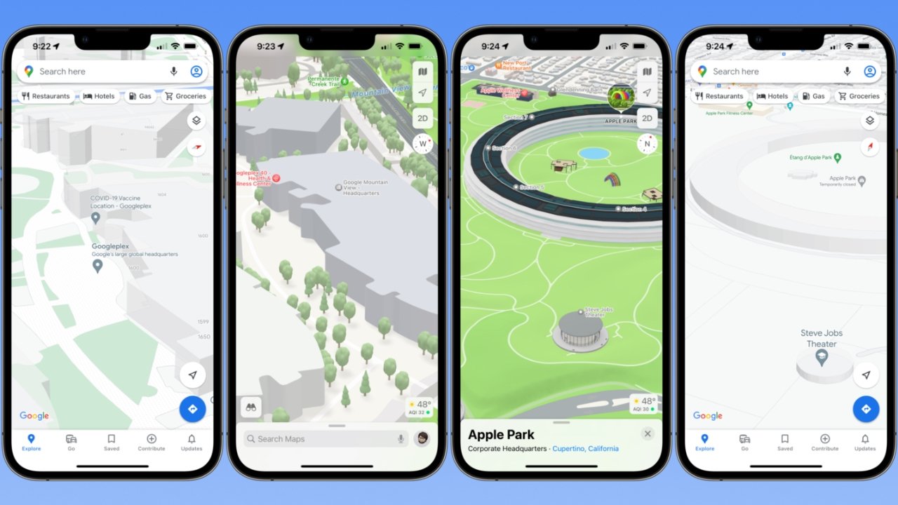 Compared Apple Maps Versus Google Maps In 2022 AppleInsider   48324 94428 Headquarters Xl 