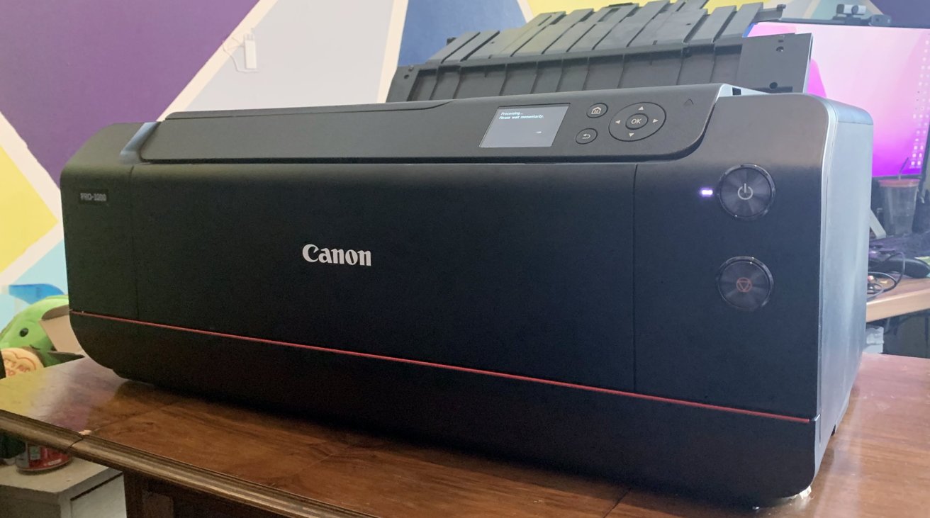 The Canon imagePrograf Pro-1000 is big, but it is a professional-grade printer. 