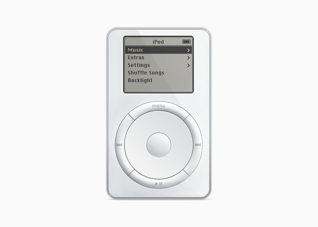 Apple hat den ursprünglichen iPod-Formfaktor unter dem überarbeitet 