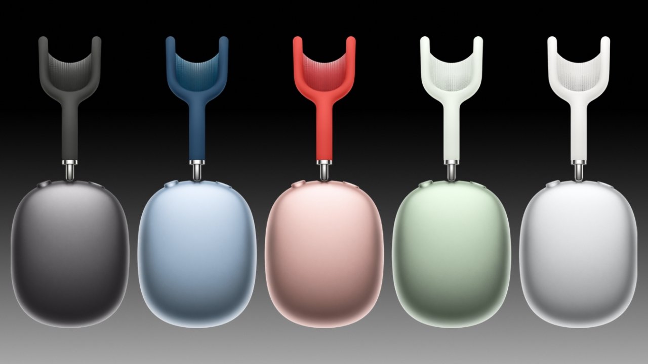 AirPods Max için beş renk mevcuttur