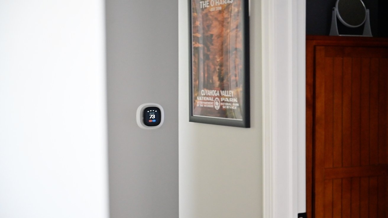 Ecobee Smart Thermostat Premium from a distance