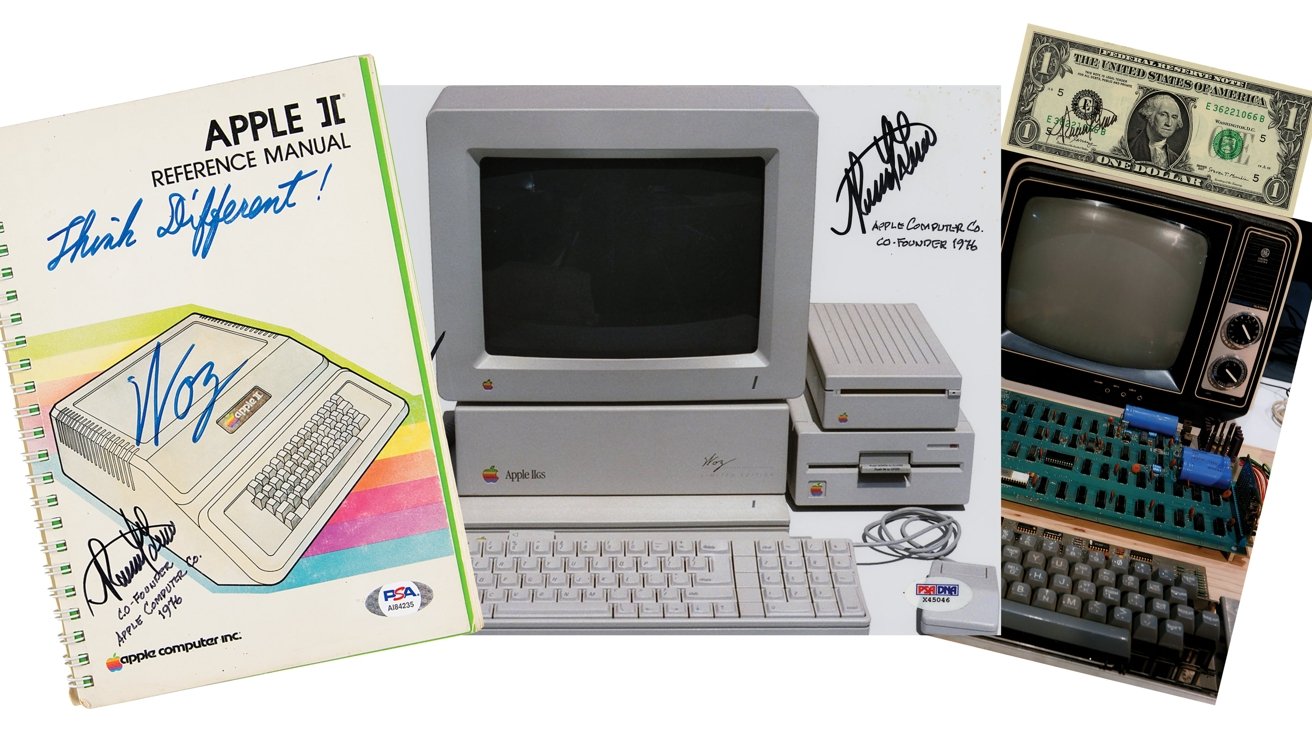 photo of Autographed Apple artifacts hit the auction block image