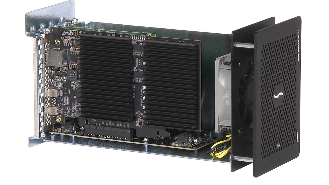 تقدم شركة Sonnet بطاقة McFiver PCIe مع فتحات 10-Gig Ethernet و USB-C و SSD