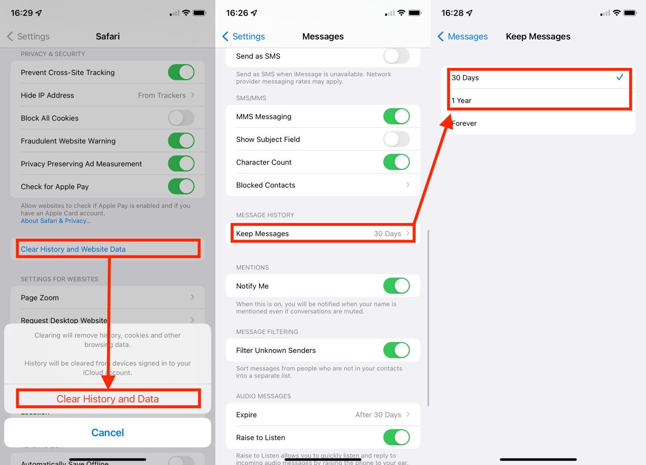 Como borrar datos del sistema iphone