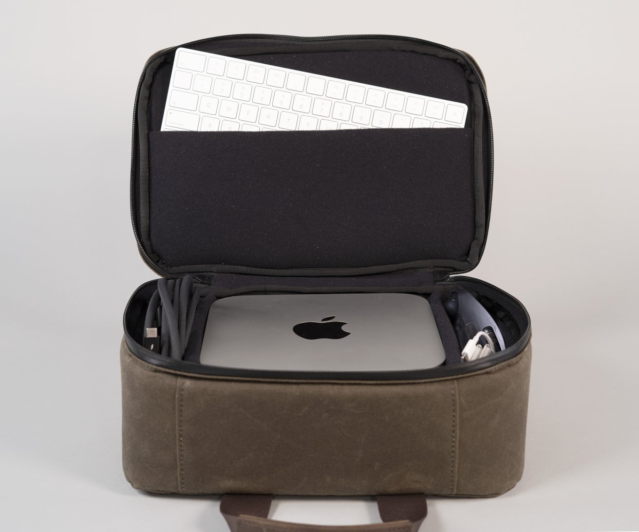 You can pack a lot into the WaterField Design Mac Studio Travel Bag