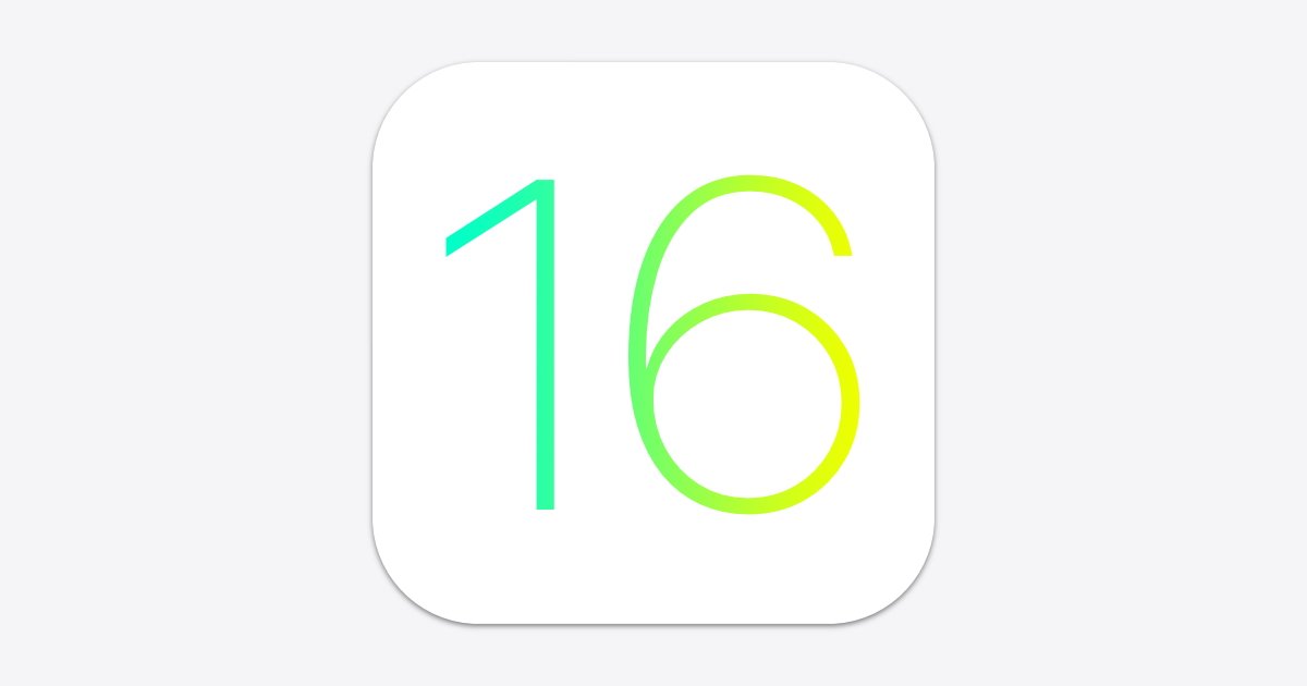 Logo voor iOS 16