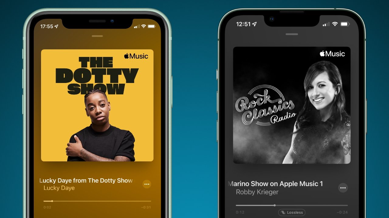Examples of the ad spots we received on Apple Music.
