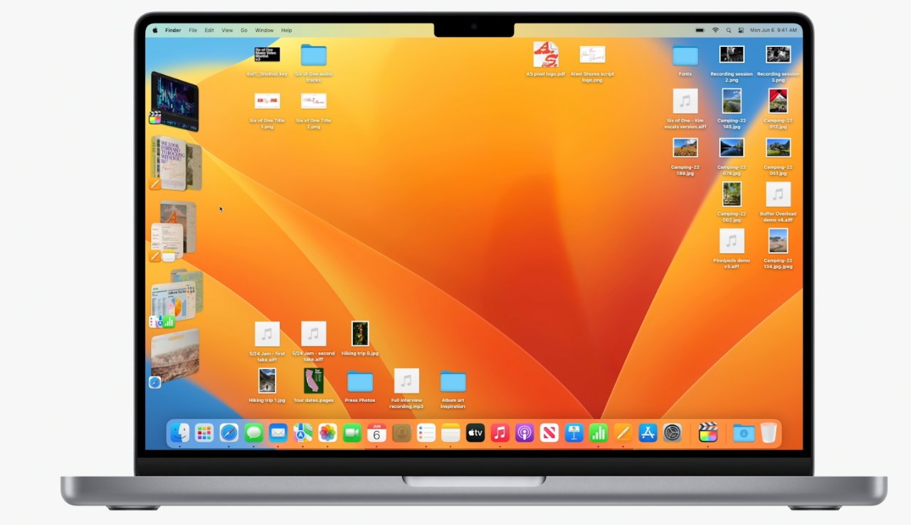 Stage Manager in macOS Ventura