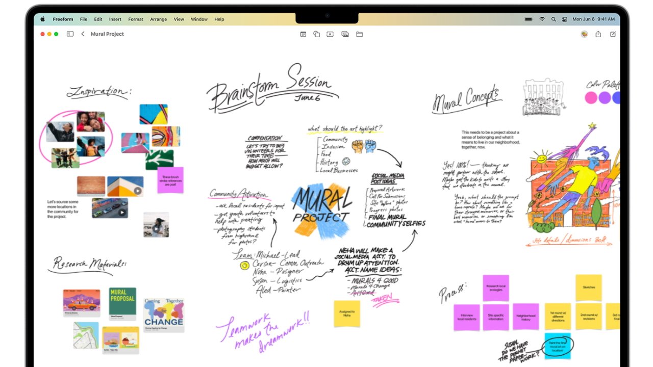 Freeform is a collaborative whiteboard tool