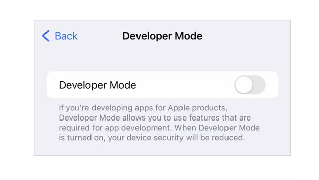 There's more to it than just turning the Developer Mode toggle on